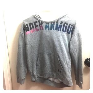Under armour grey hoodie